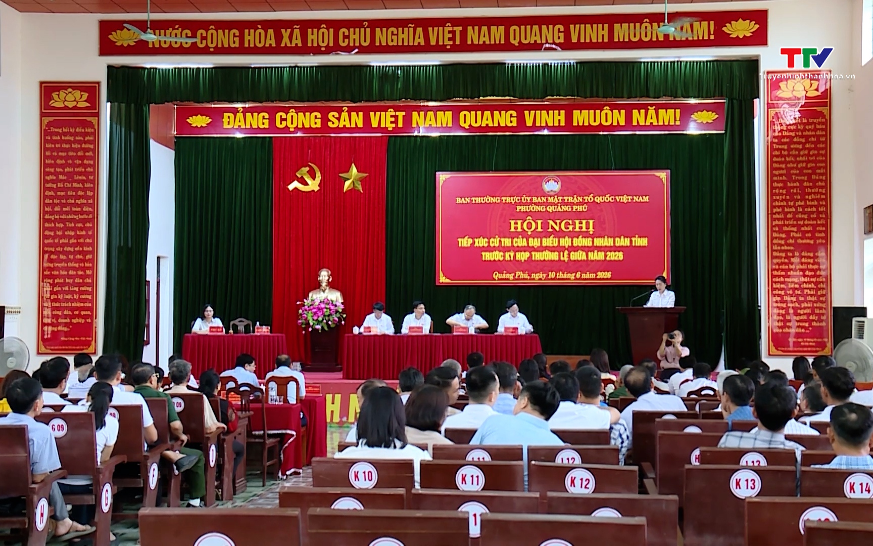 Thông báo tiếp xúc cử tri ngày 11/6- Ảnh 1. Đại biểu Hội đồng nhân dân tỉnh tiếp xúc cử tri đơn vị bầu cử số 27