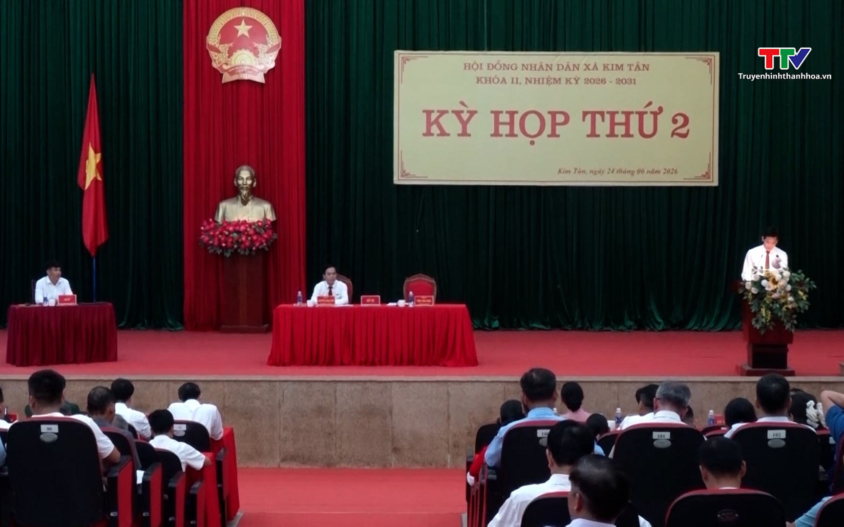 Hội đồng nh&acirc;n d&acirc;n x&atilde; Thiệu Quang th&ocirc;ng qua nghị quyết sắp xếp, tổ chức lại th&ocirc;n - Ảnh 1.