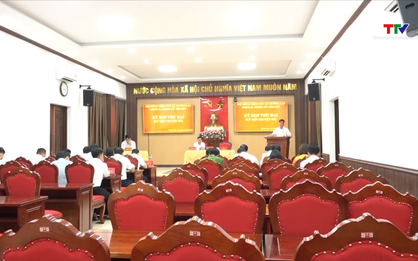 Hội đồng nh&acirc;n d&acirc;n x&atilde; Quang Chiểu tổ chức Kỳ họp thứ Ba - Ảnh 1.