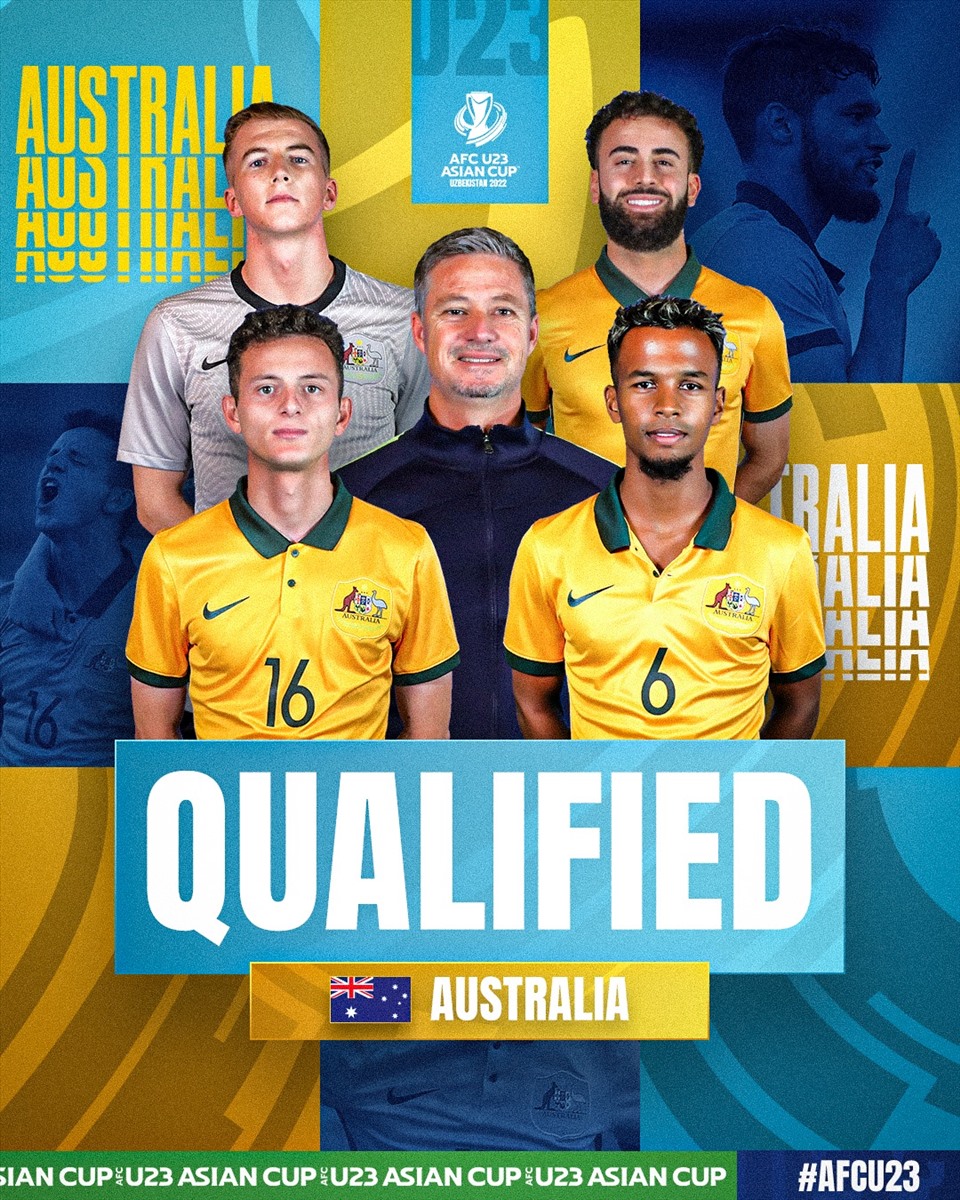 U23 Australia. Ảnh: AFC.