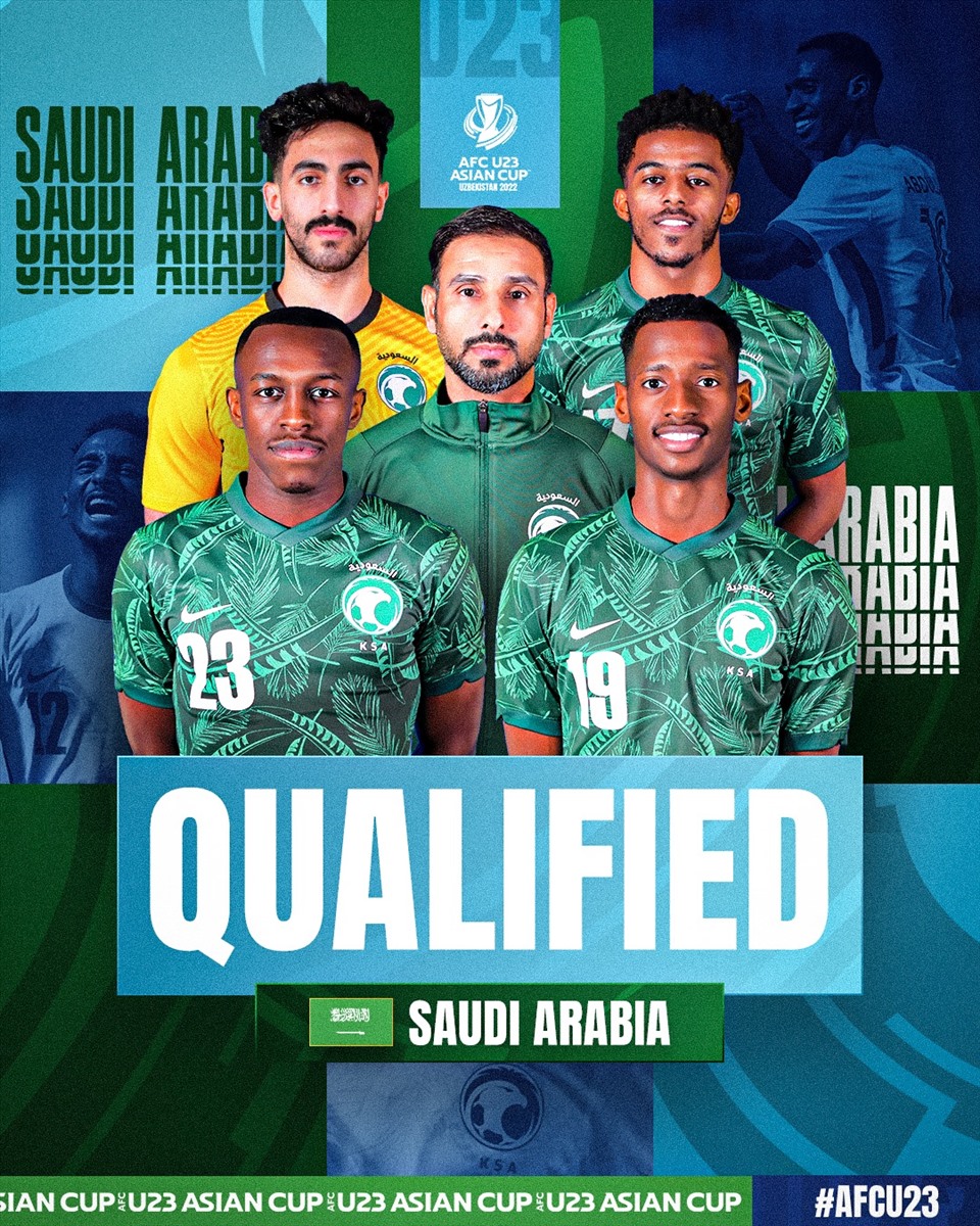 U23 Saudi Arabia. Ảnh: AFC.