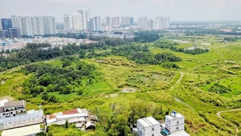 Một phần khu đất Phước Kiển mà Công ty TNHH Một thành viên đầu tư và xây dựng Tân Thuận chuyển nhượng cho Quốc Cường Gia Lai
