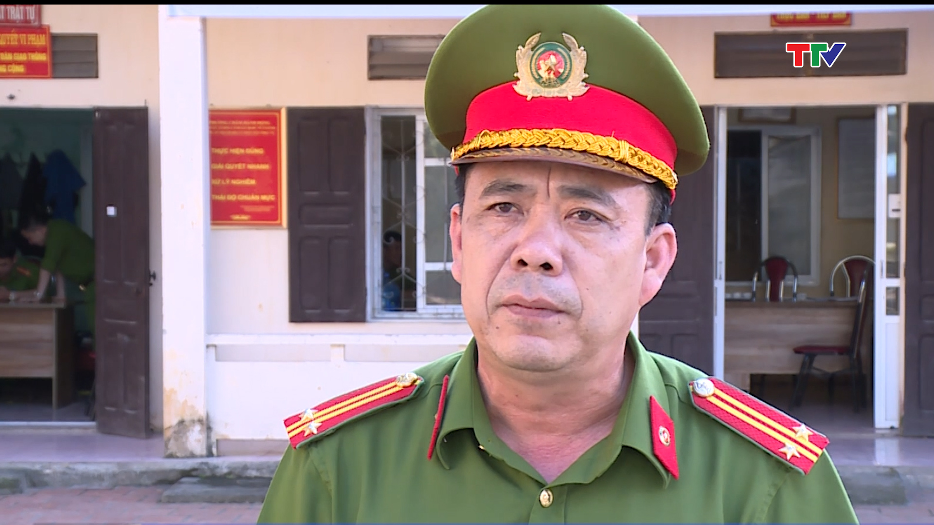 Trung tá Lê Ngọc Tùng (Trưởng Công an phường Quảng Thành)