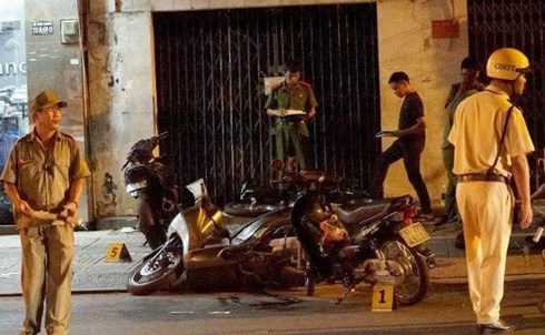 Hiện trường xảy ra vụ việc khiến các  "hiệp sĩ " bị trộm tấn công dẫn đến tử vong.