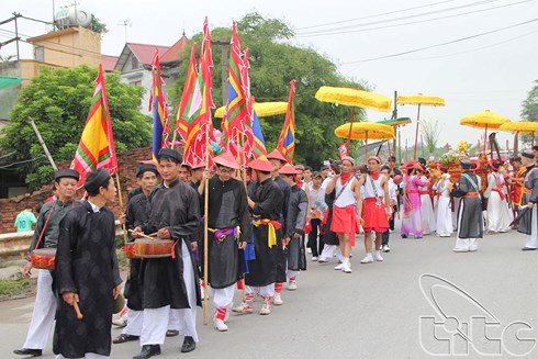 Hội Chèm. (Ảnh: TITC)