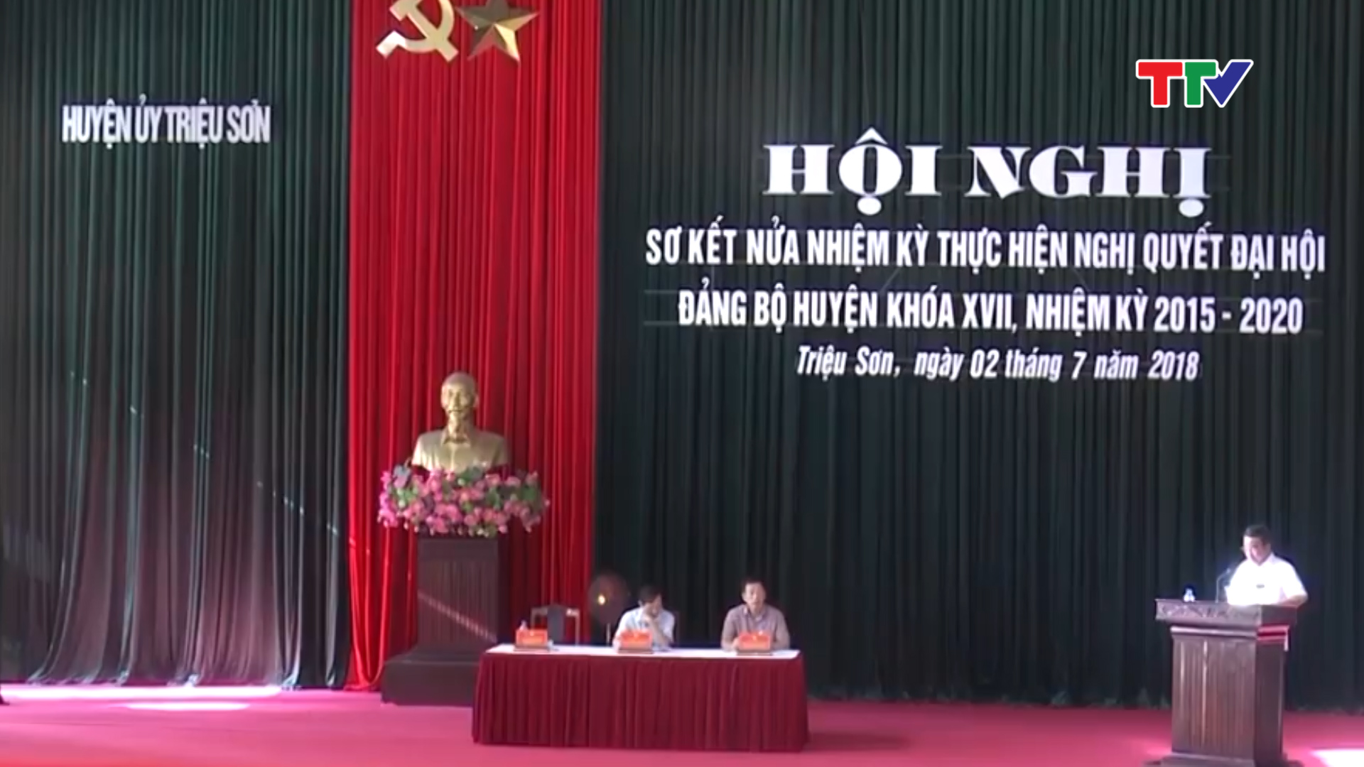 Huyện Triệu Sơn tổ chức sơ kết nửa nhiệm kỳ thực hiện Nghị quyết đại hội Đảng bộ huyện khóa XVII, nhiệm kỳ 2015-2020