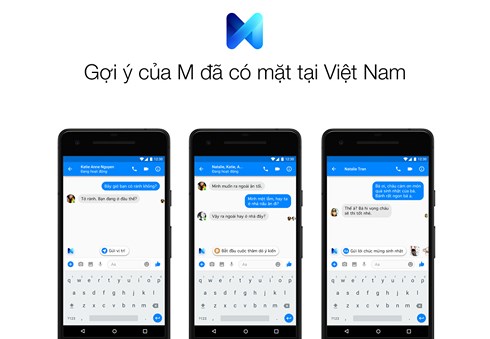 Khi sử dụng Facebook Messenger,  "Gợi &yacute; M " sẽ đưa ra c&aacute;c gợi &yacute; li&ecirc;n quan đến cuộc đối thoại: Gửi Nh&atilde;n d&aacute;n, chia sẻ địa điểm...