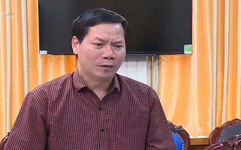 Ông Trương Qúy Dương - nguyên Giám đốc Bệnh viện đa khoa tỉnh Hòa Bình. (Ảnh: VTV).