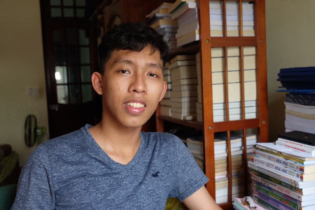 Nguyễn Phú Nghĩa - thi sinh thi THPT quốc gia dẫn đầu điểm số 2 môn thi Hoá, Sinh ở Đà Nẵng