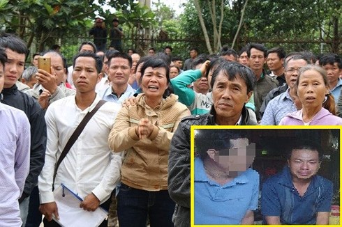 Vợ tử tù bật khóc khi nghe tin bị cáo Đặng Văn Hiến.