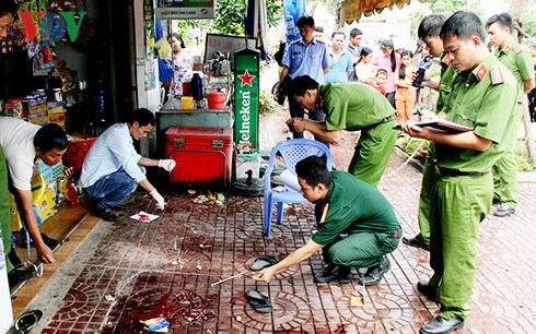 Hiện trường vụ án.
