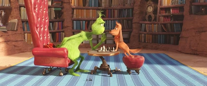 Grinch yêu thích cuộc sống cô độc cùng chú chó Max