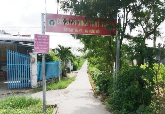 Đường vào ấp Đay Tà Ni...
