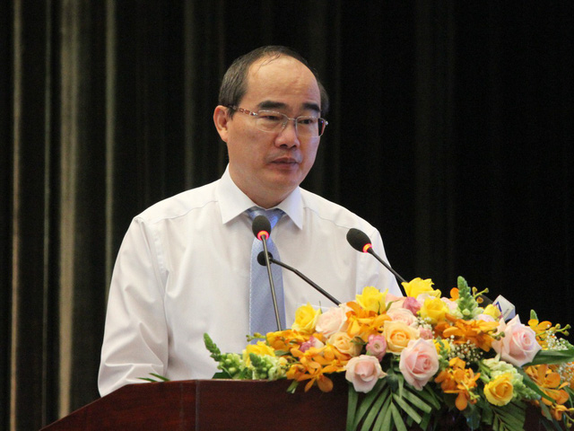 Ông Nguyễn Thiện Nhân, Bí thư Thành ủy TPHCM.