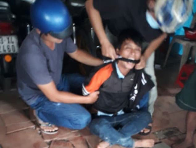 Thủ phạm bị bắt giữ tại huyện Cai Lậy. 