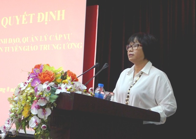 Bà Đỗ Thị Thu Hiên trở thành nữ Phó Tổng Biên tập đầu tiên của Báo điện tử Đảng Cộng sản Việt Nam.