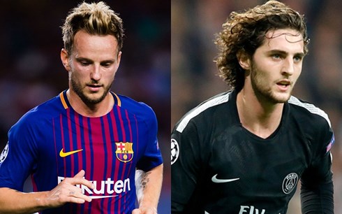 Barca đổi Ivan Rakitic lấy Adrien Rabiot?