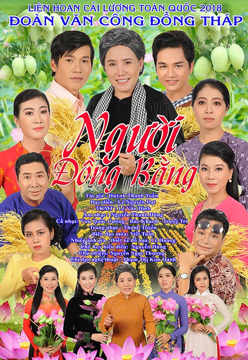 Poster vở cải lương  "Người đồng bằng ".