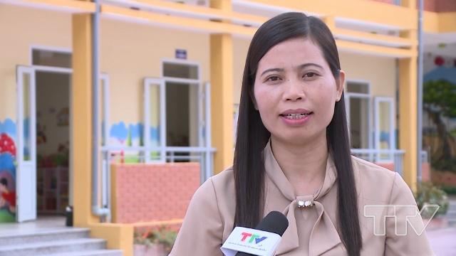 Bà Hoàng Thị Oanh, Phó trưởng phòng Giáo dục và Đào tạo huyện Hoằng Hóa: Với cơ sở vật chất, trang thiết bị dạy học được tăng cường, chúng tôi sẽ chỉ đạo các nhà trường tập trung nâng cao chất lượng chăm sóc, giáo dục trẻ