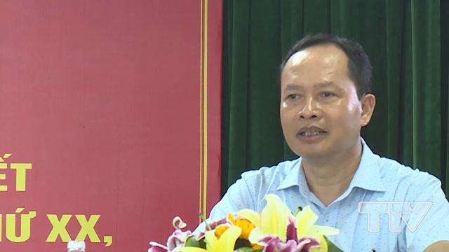 đồng chí Trịnh Văn Chiến, Bí Thư Tỉnh ủy ghi nhận và đánh giá cao những thành tích mà Đảng bộ, chính quyền và nhân dân thành phố đã đạt được trong 3 năm qua.