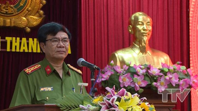 Đại tá Khương Duy Oanh, Phó Giám đốc Công an tỉnh đã ghi nhận, biểu dương và đánh giá cao những kết quả đạt được của các đơn vị Công an trong tỉnh trong công tác đấu tranh phòng, chống tội phạm.