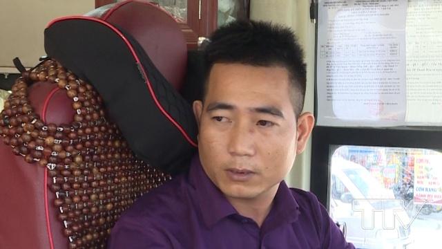 Lái xe Nguyễn Ngọc Đạt, nhà xe Thông Thái, chạy  tuyến Thanh Hóa- Thái Nguyên: Thiết bị này cảnh báo ngay, nó kêu lên nên bắt buộc lái xe phải dừng lại để quẹt thẻ thay lái.