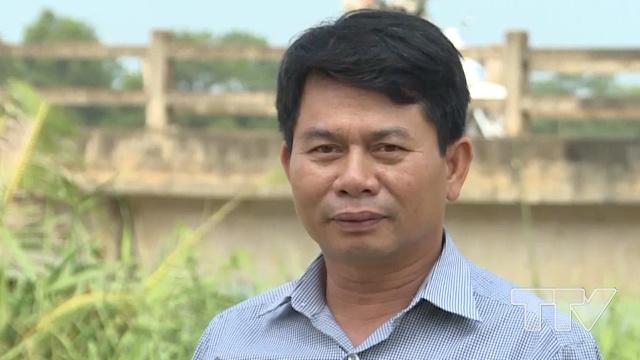 Ông Đậu Minh Hùng- Chủ tịch UBND xã Trường Giang, huyện Nông Cống:  &quot; Chúng tôi sẽ tiếp tục tuyên truyền, vận động người dân nâng cao nhận thức và thu gom rác thải đầu nguồn nếu có &quot; 