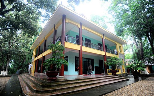 Nhà sàn ở K9 Đá Chông nơi Bác từng sống và làm việc