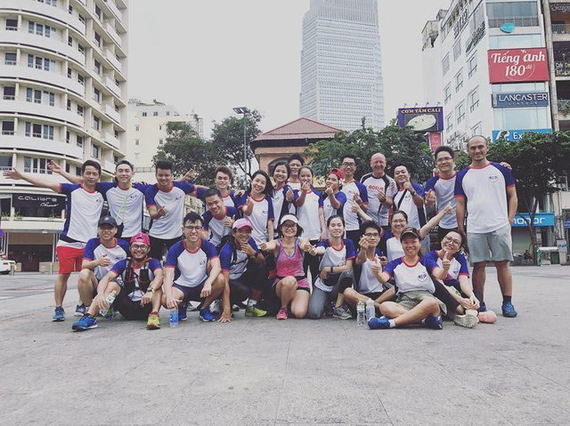 Buổi chạy kết nối tinh thần teamwork cao