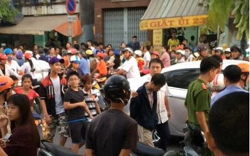 Một vụ đòi nợ thuê gây náo loạn khu phố. (Ảnh: Công an TPHCM)