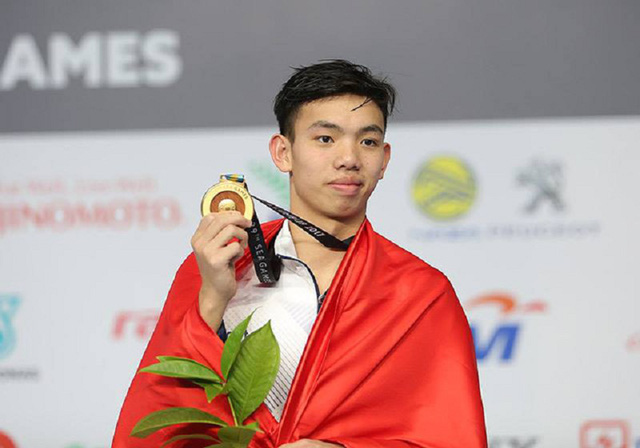 Kình ngư 17 tuổi Nguyễn Huy Hoàng-HCB ASIAD 2018 nội dung bơi 1.500 m.