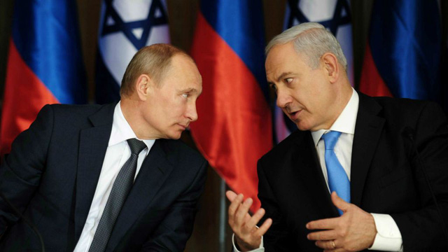 Tổng thống Nga Vladimir Putin và Thủ tướng Israel Benjamin Netanyahu (Ảnh: GPO)