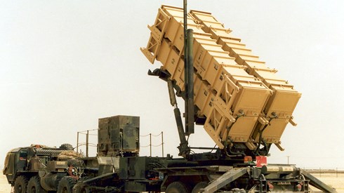 Một bệ phóng tên lửa Patriot tại Kuwait. Ảnh: Reuters