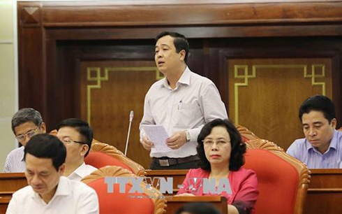 Ông Ngô Đông Hải phát biểu tại một hội nghị. Ảnh: TTXVN