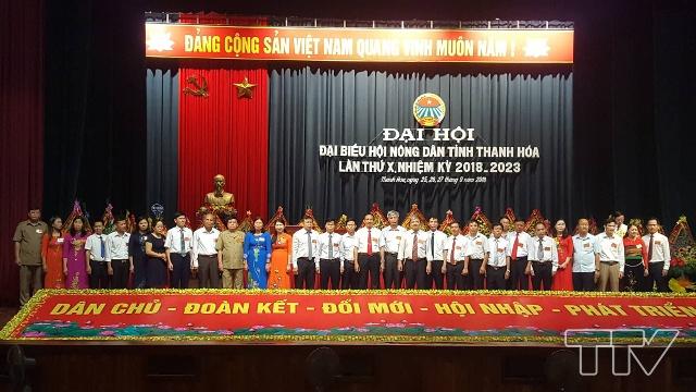 đoàn đại biểu gồm 29 đồng chí đi dự đại hội đại biểu hội nông dân Việt Nam lần thứ VII, nhiệm kỳ 2018- 2023