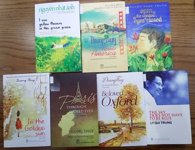 Một số tác phẩm văn học Việt Nam được giới thiệu tại Hội sách Frankfurt 2018.
