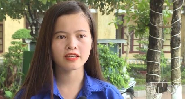 Em Trịnh Thị Lan Hương-Học sinh Trường THPT Đông Sơn 1, huyện Đông Sơn: Vẫn còn nhiều bạn học sinh không chấp hành quy định Luật GTĐB, đây là những hành vi không tốt cần phải được xử lý nghiêm, tuyên truyền để các bạn nâng cao ý thức chấp hành đảm bảo an toàn khi tham gia giao thông