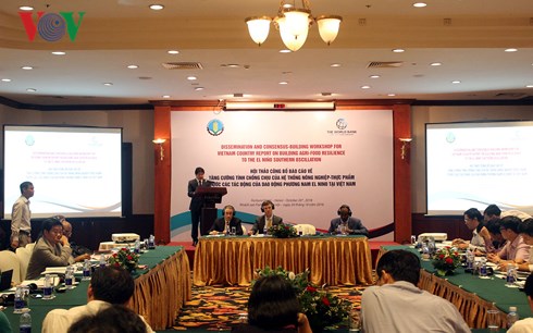 Hội thảo công bố Báo cáo về tăng cường tính chống chịu của hệ thống nông nghiệp - thực phẩm trước tác động của El Nino tại Việt Nam.