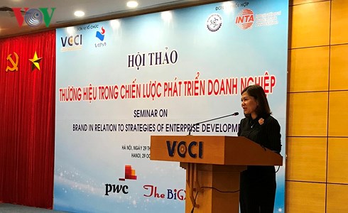 Hội thảo Thương hiệu trong chiến lược phát triển doanh nghiệp tổ chức sáng 29/10 tại Hà Nội.