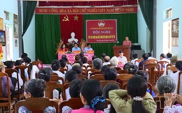 Đại biểu Quốc hội thuộc Đoàn ĐBQH Thanh Hóa tiếp xúc cử tri huyện Yên Định