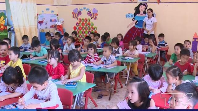 Trường mầm non xã Cẩm Phong, huyện Cẩm Thủy đang thiếu 11 giáo viên so với quy định