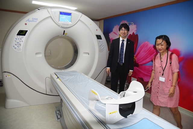 Thiết bị máy chụp CT hiện đại được đánh giá có tác dụng giảm 75% ảnh hưởng tia  xạ khi hoạt động.