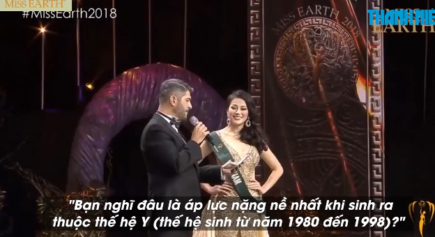 Phần thi ứng xử của Nguyễn Phương Kh&aacute;nh. Nguồn: Thanh ni&ecirc;n