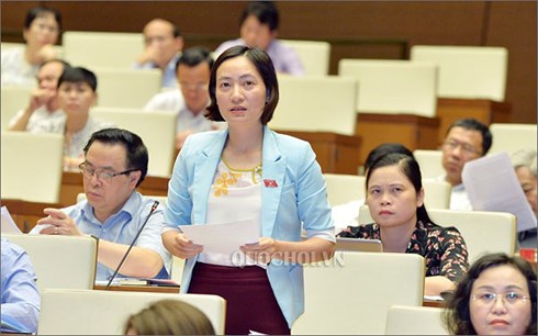 Đại biểu Vũ Thị Nguyệt (ảnh: quochoi.vn)