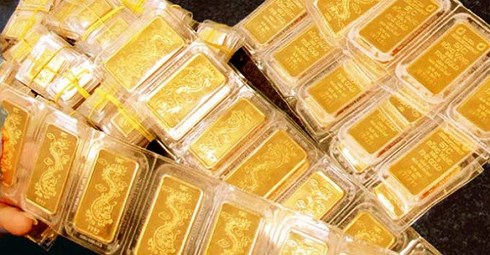 Giá vàng trong nước sáng 8/11 tăng trở lại bất chấp đà giảm của giá vàng thế giới (Ảnh minh hoạ: KT)