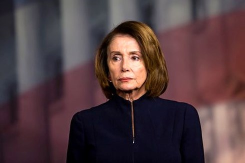 Lãnh đạo phe thiểu số trong Quốc hội khóa 115 của Mỹ, bà Nancy Pelosi . Ảnh: Rolling stone.