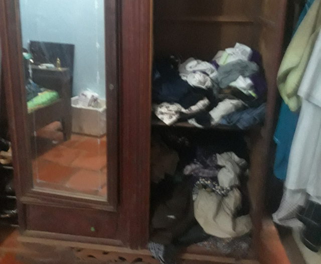 Hiện trường trộm - Ảnh: N.N.