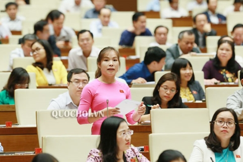 Đại biểu Cao Thị Giang (ảnh: quochoi.vn)