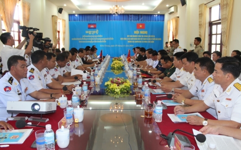 Hội nghị rút kinh nghiệm tuần tra chung Việt Nam-Campuchia.