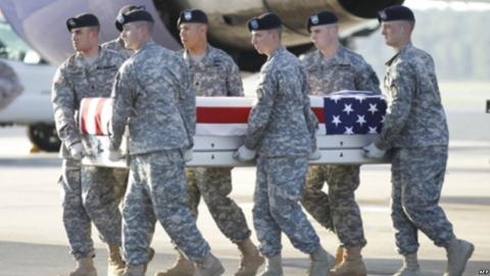 Bình sĩ Mỹ thiệt mạng tại Afghanistan. Ảnh: AP.